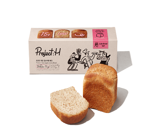 프로틴 저당 큐브식빵 테프